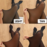 Fern™ | Fleece-Lined Sheer-Effect Tights