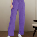 Bulma™ | Elegant Wide-Leg Cotton Pants