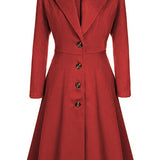 Adelina™ | Tailored Fit-and-Flare Midi Coat