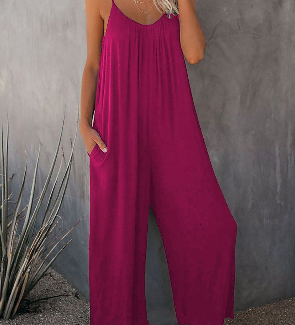 Rio™ | Elegant Flowy Jumpsuit with Pockets