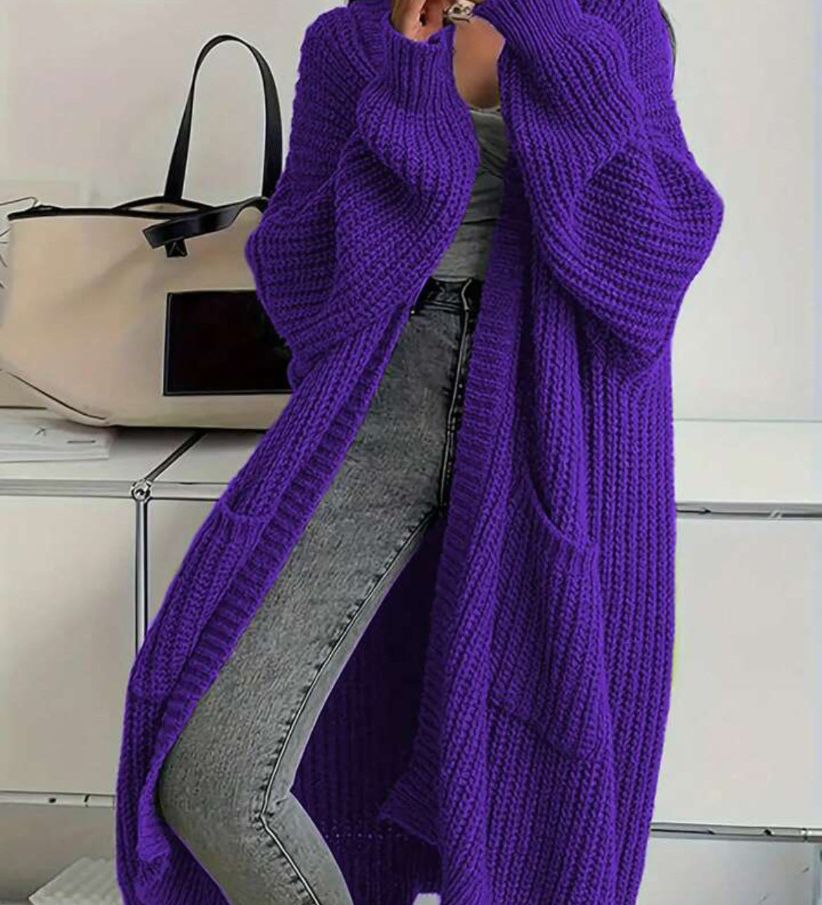 Marlene™ | Elegant Over-the-Knee Cardigan