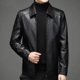 Relaxed Fit Leather Jacket