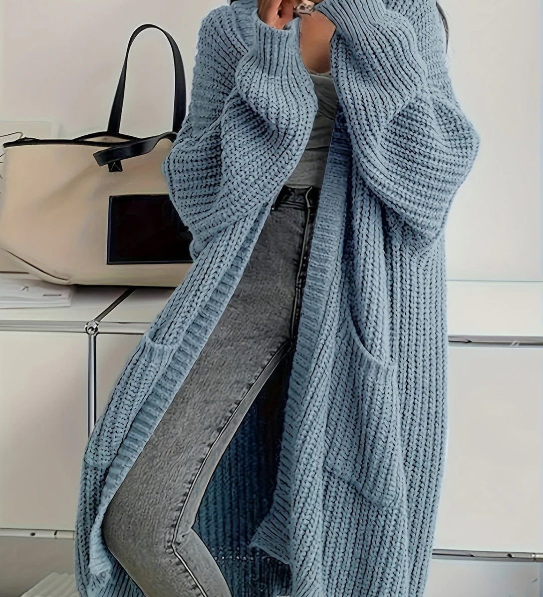 Marlene™ | Elegant Over-the-Knee Cardigan