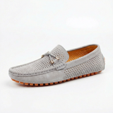 Pablo | Men's Summer Loafers with Perforated Design and Decorative Bow