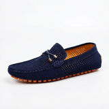 Pablo | Men's Summer Loafers with Perforated Design and Decorative Bow