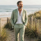 Pablo | Men's Relaxed Fit Two-Piece Suit with Classic Lapel | Summer Collection