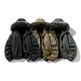 Chic Cargo Coat with Cozy Fleece Lining