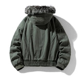 Chic Cargo Coat with Cozy Fleece Lining