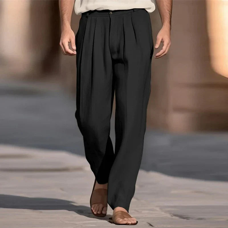 Relaxed Linen Trousers