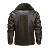 Enhanced Warmth Fleece-Lined Leather Jacket