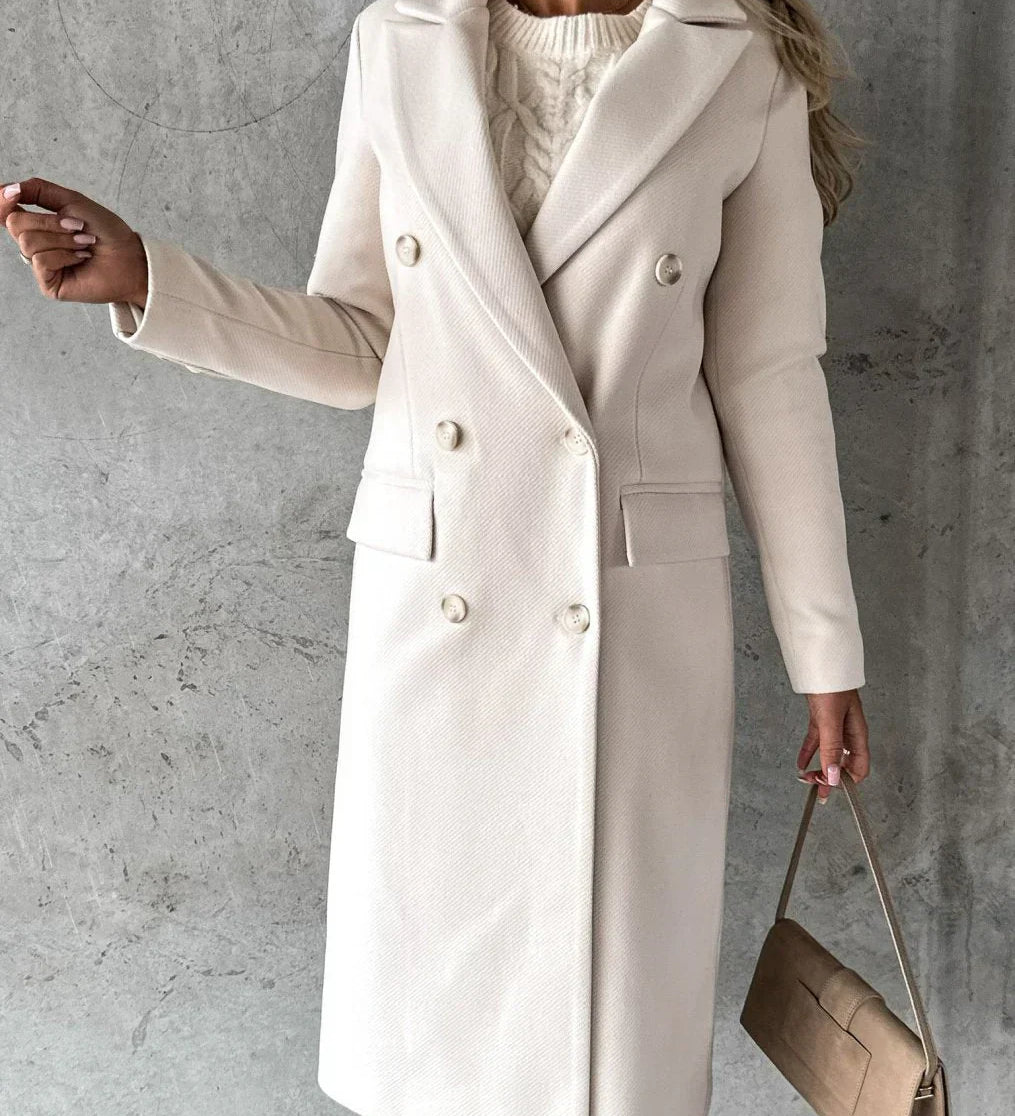 Bakoto™ | Elegant Long Wool Coat