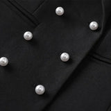 Ghita™ | Elegant Pearl Blazer