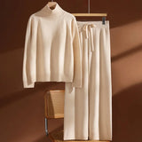 Ekaterina™ | Ribbed Turtleneck Knit Lounge Set