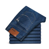 Relaxed Fit Straight Leg Denim Jeans