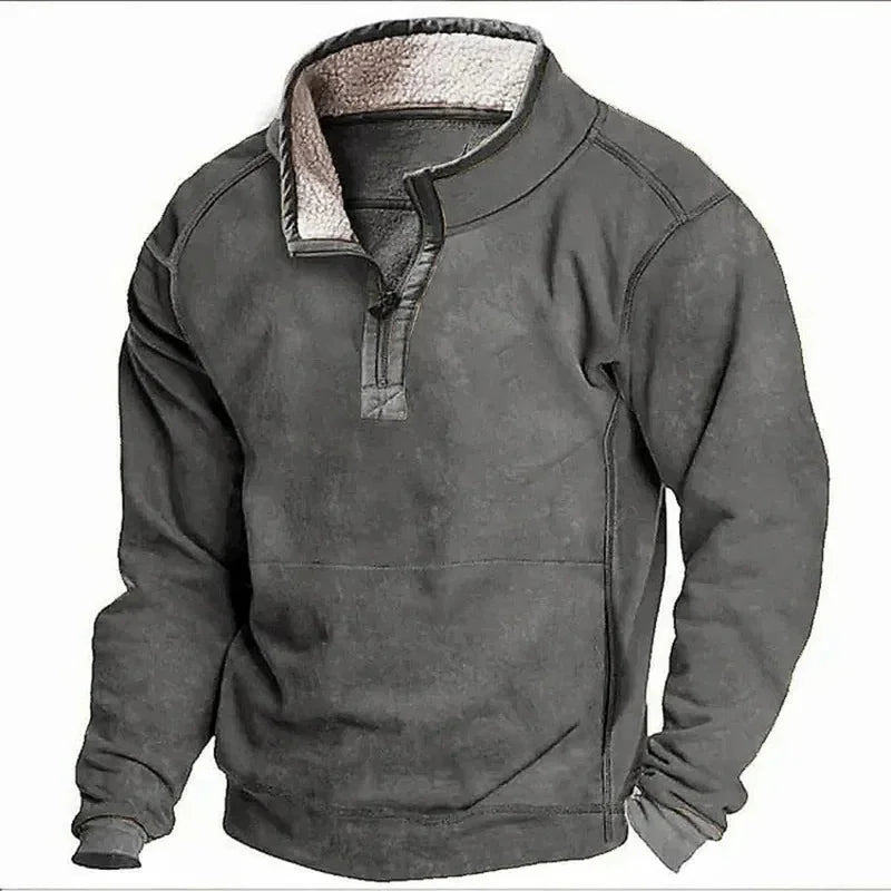 Fleece Sweater with Zipper