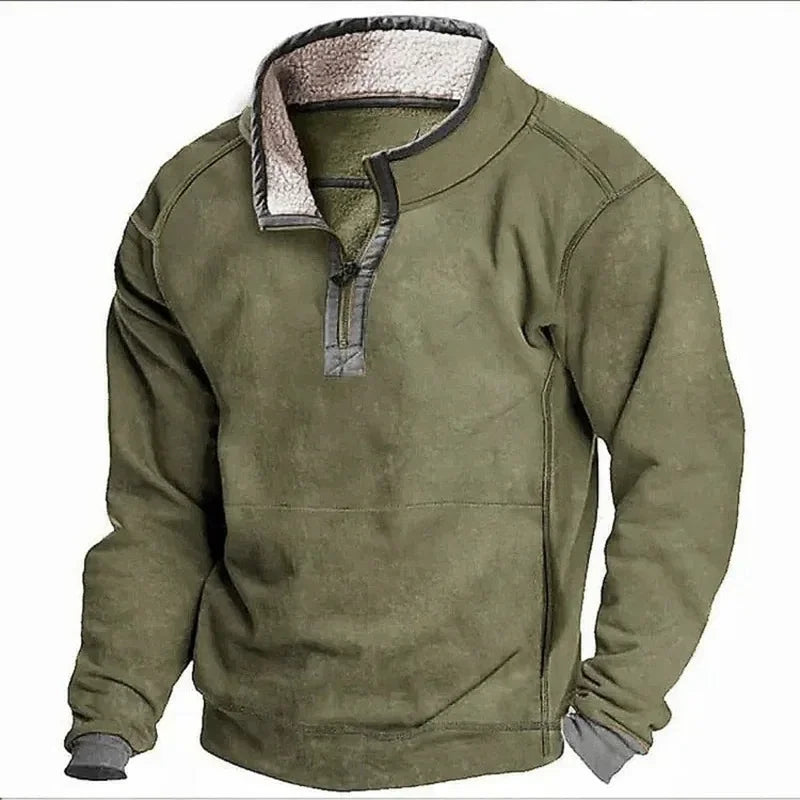 Fleece Sweater with Zipper