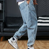 Chic Jogger Denim Pants