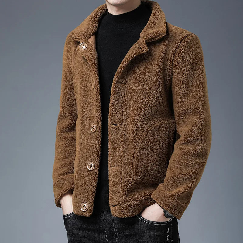 Plush Coat with Cozy Wool Lining