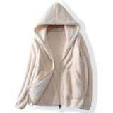 Francesca™ | Teddy fleece hooded zip jacket