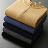 Florence Cashmere Zip-Up Sweater