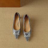 Gloria™ | Elegant Glitter Heels