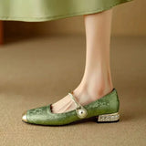 Mestelle™ | Elegant Leather Mary Janes