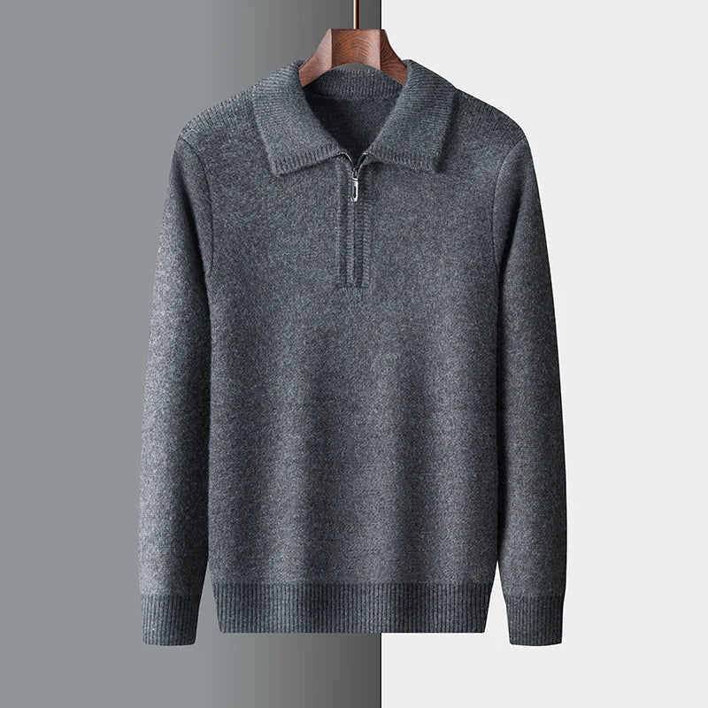 Chic Cashmere Zipper Sweater
