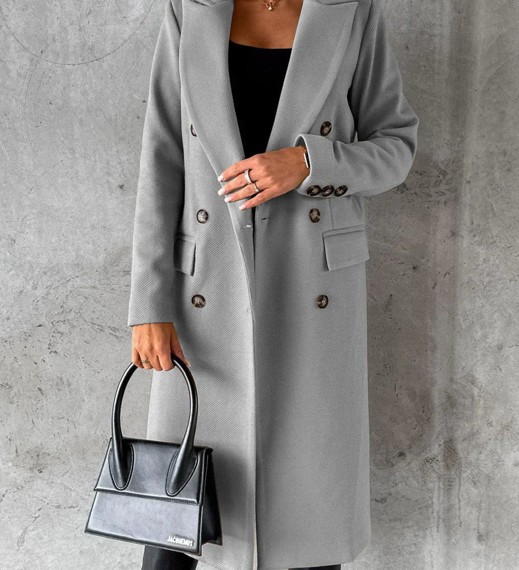 Bakoto™ | Elegant Long Wool Coat