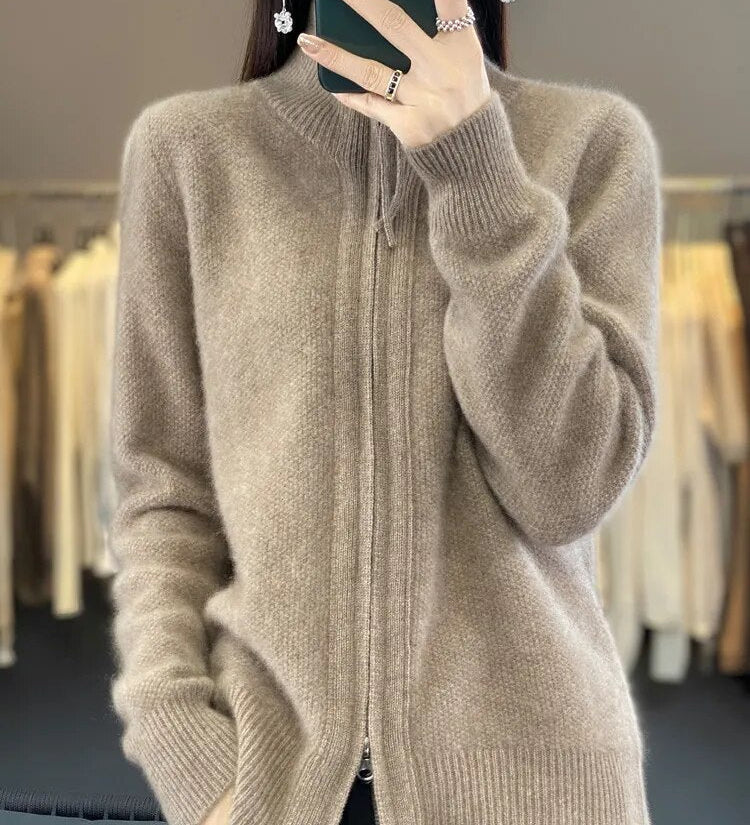 Lola™ | Elegant Zip Cardigan