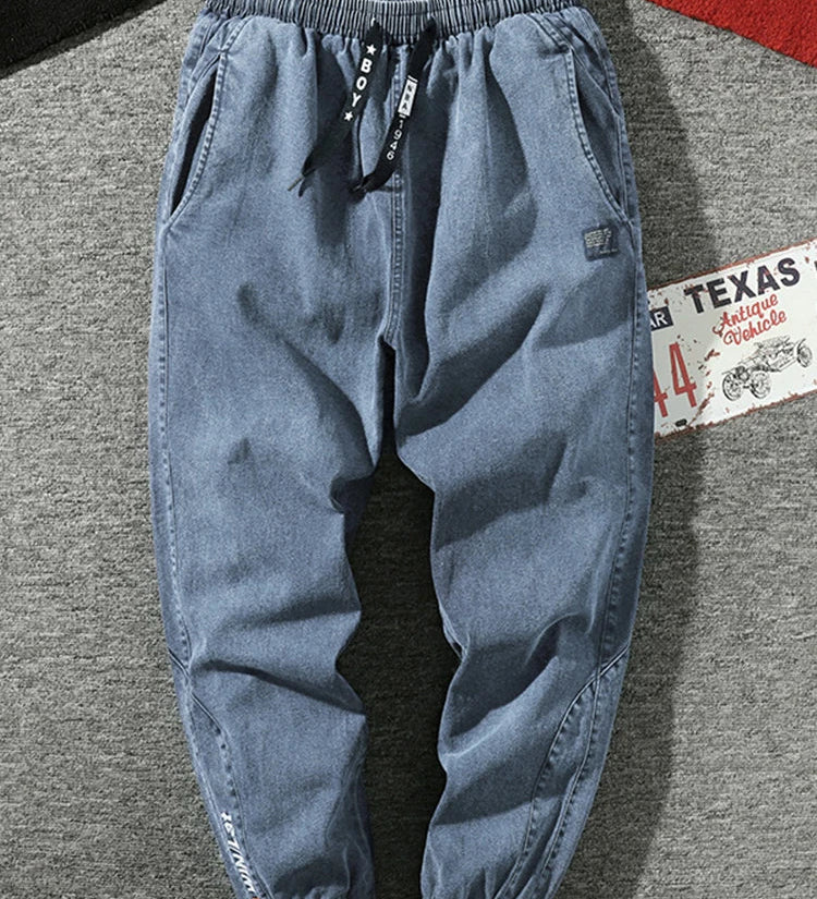 Chic Jogger Denim Pants