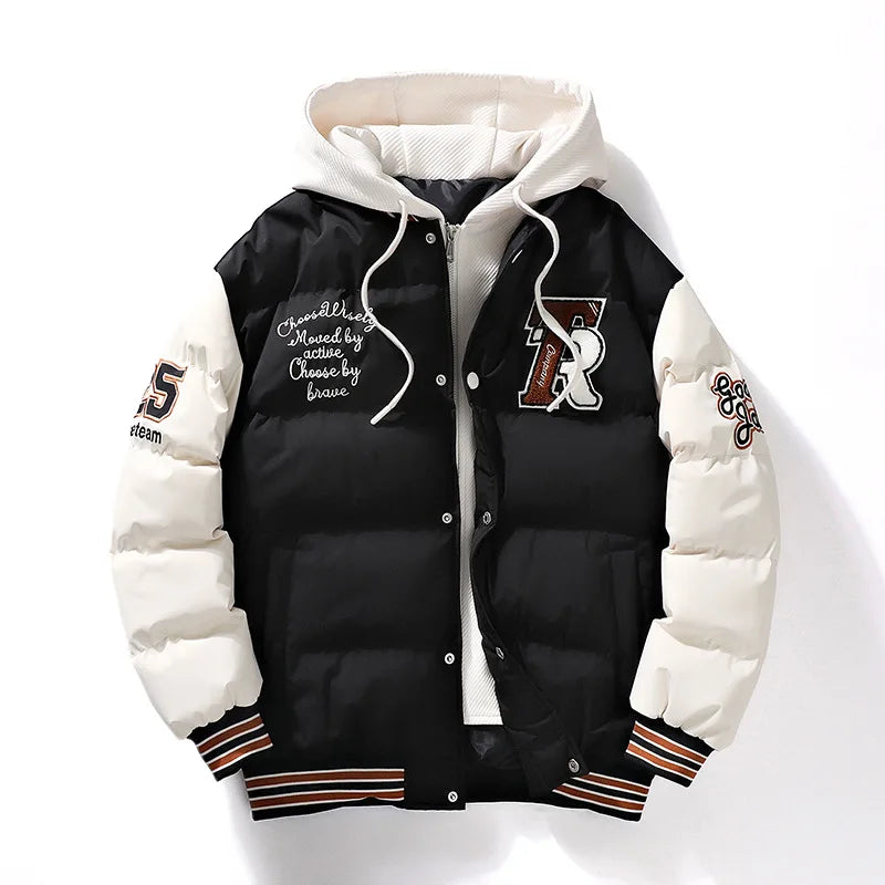 Chic Padded Hooded Coat