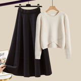 Anne™ | Elegant Knit Set with Sweater and Skirt