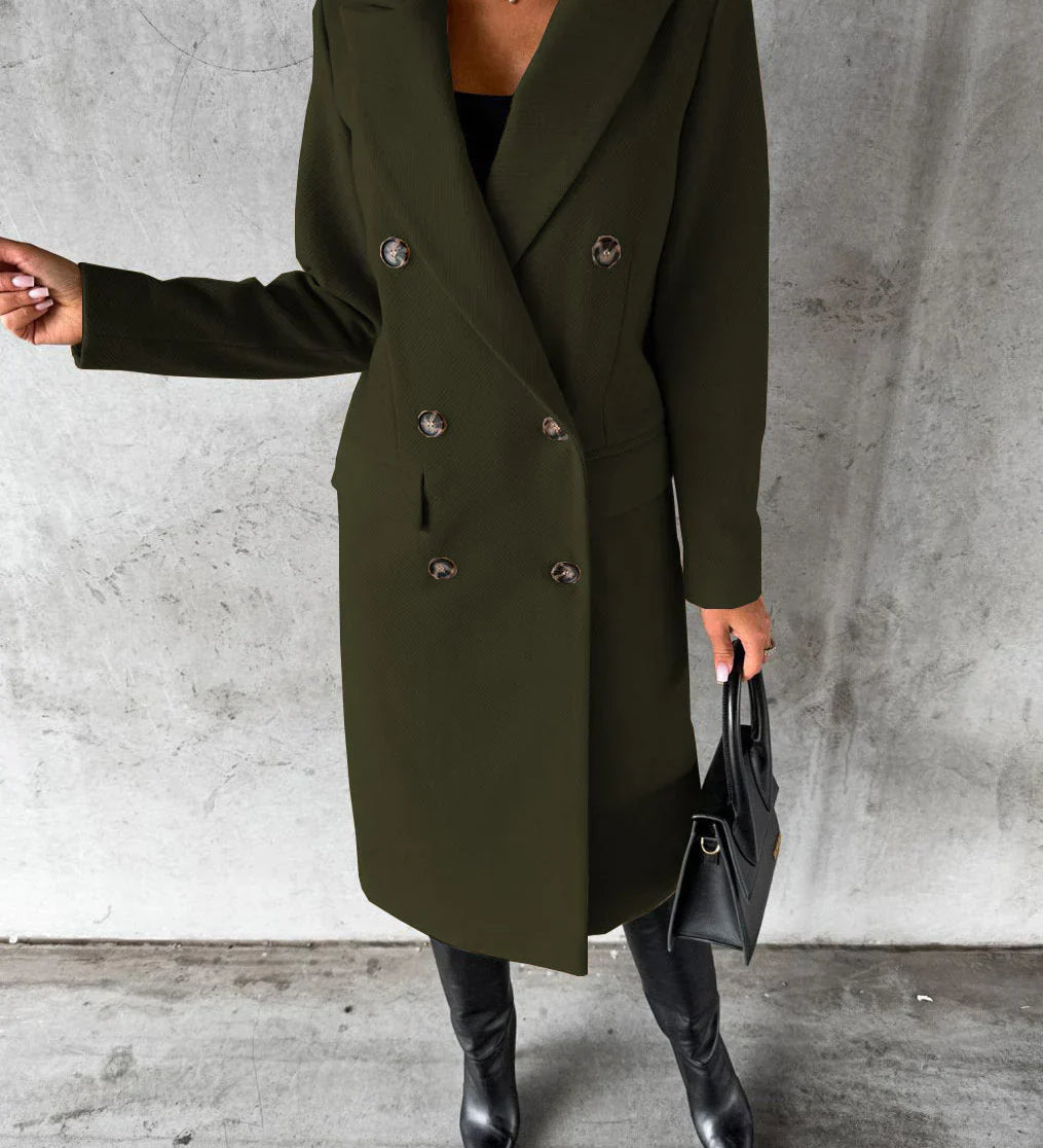 Bakoto™ | Elegant Long Wool Coat