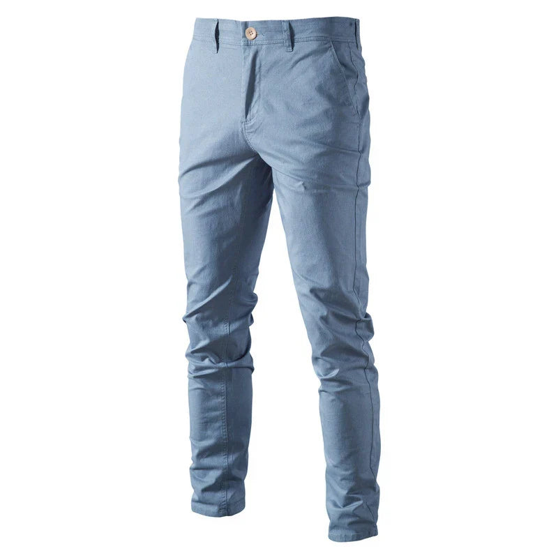Relaxed Fit Cotton Trousers