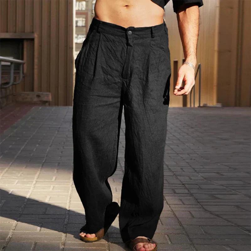 Relaxed Linen Trousers