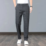 Stretchable Plaid Pants
