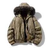 Chic Cargo Coat with Cozy Fleece Lining