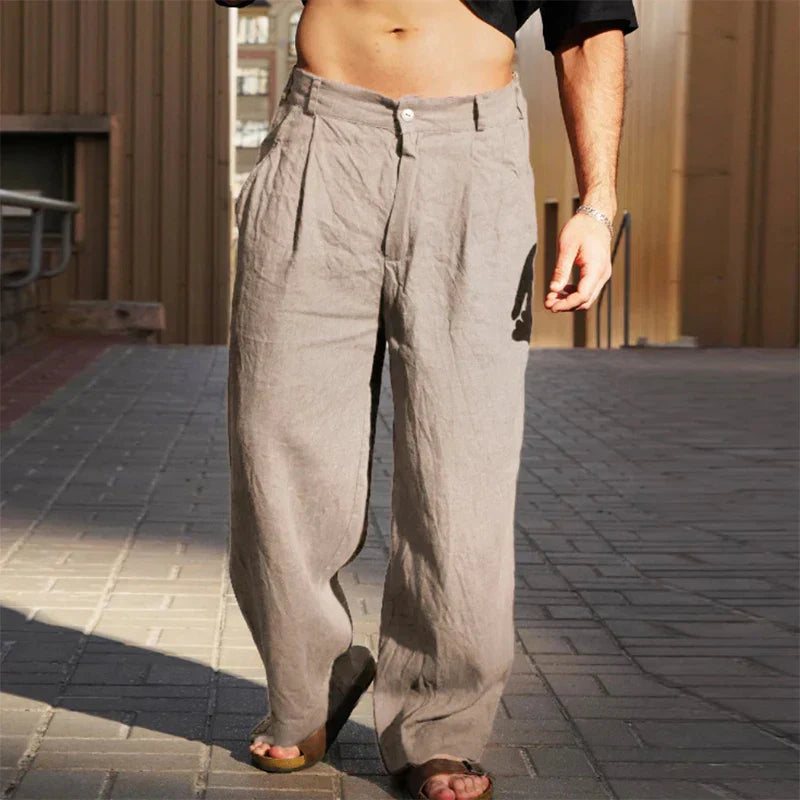 Relaxed Linen Trousers