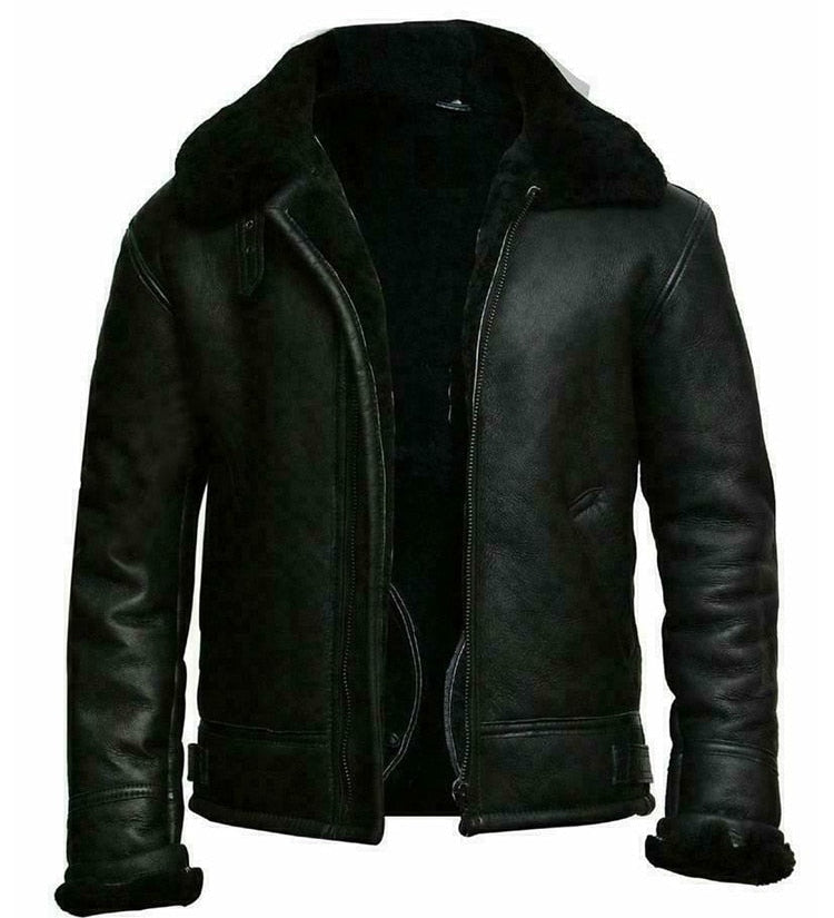 Frederik Aviator Leather Jacket