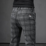 Relaxed Plaid Trousers