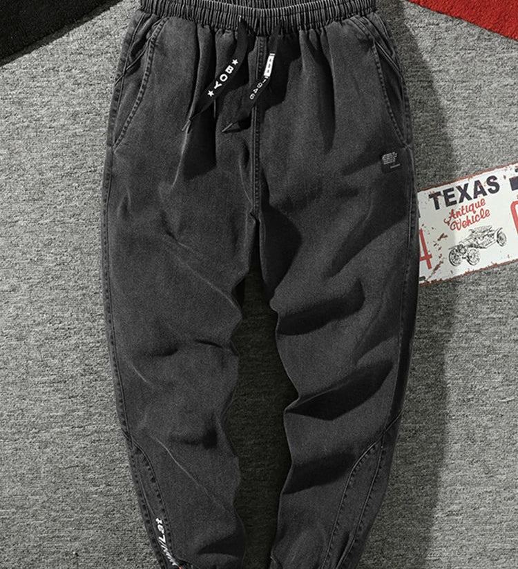 Chic Jogger Denim Pants