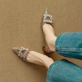 Gloria™ | Elegant Glitter Heels