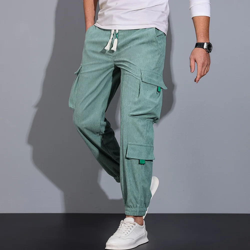 Textured Corduroy Trousers