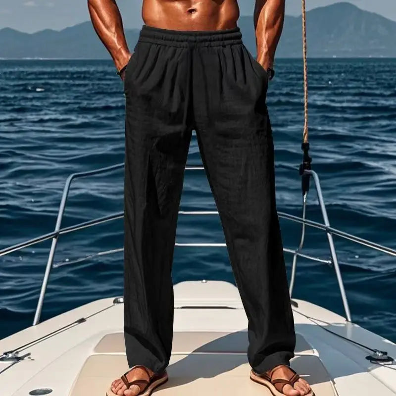 Island Breeze Linen Trousers