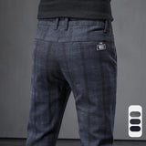 Relaxed Plaid Trousers