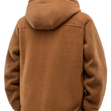 Chic Wind-Resistant Wool Overcoat
