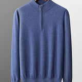 Florence Cashmere Zip-Up Sweater