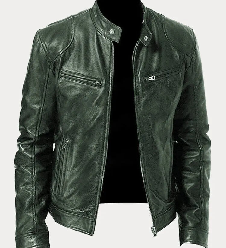 Premium Leather Biker Jacket