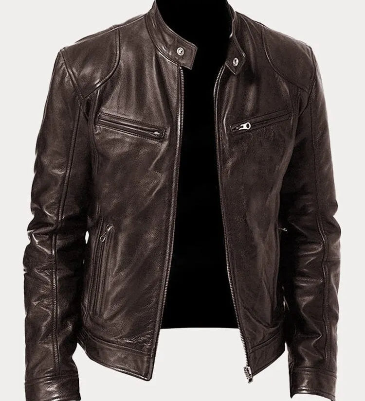 Premium Leather Biker Jacket