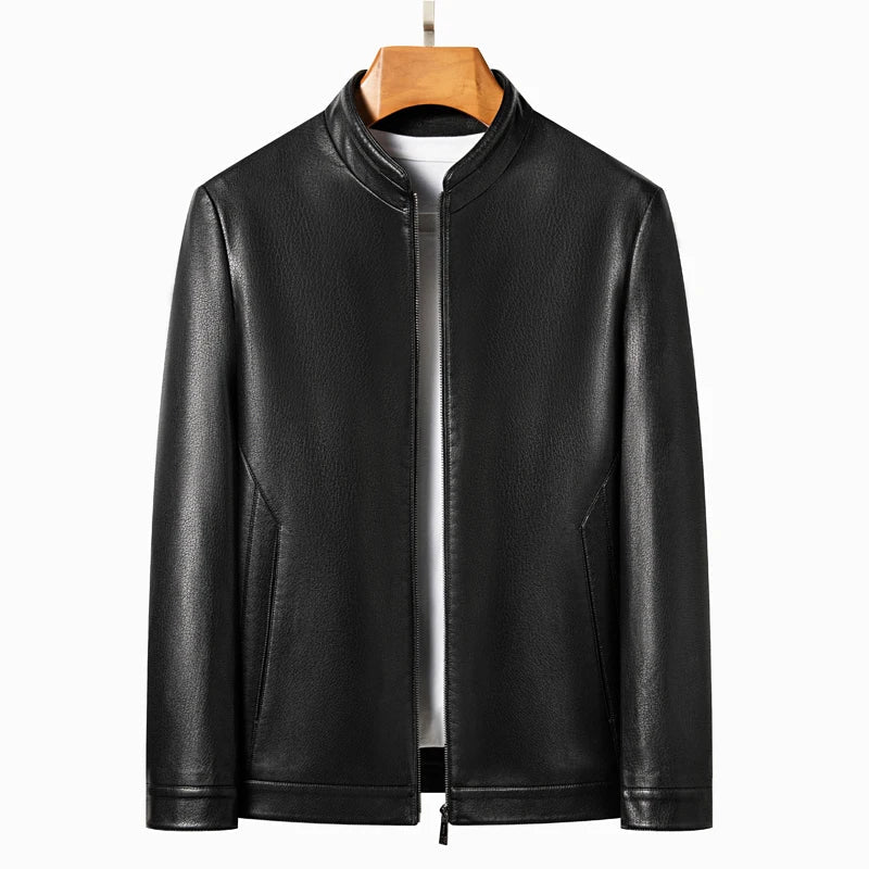 Stylish Men's Leather Coat